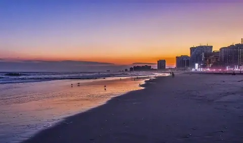 Vista fotográfica de Atlantic City