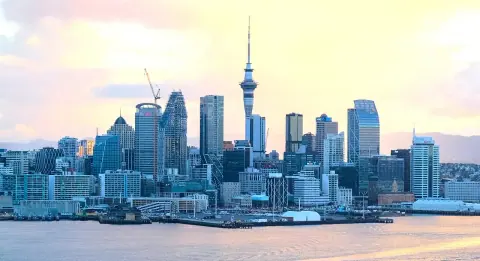 Vista fotográfica de auckland