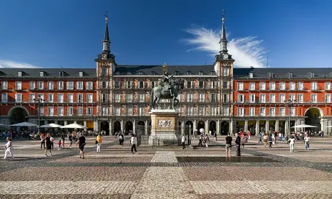 Vista fotográfica de madrid