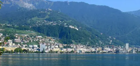 Vista fotográfica de Montreux