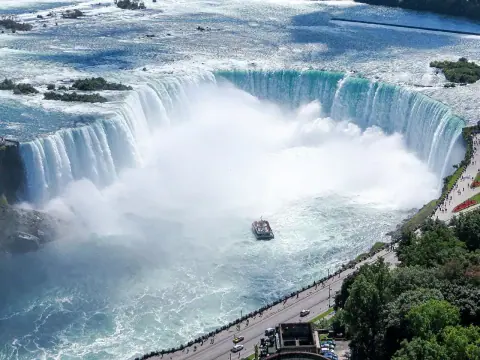 Vista fotográfica de Niagara Falls
