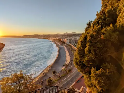 Vista fotográfica de Nice