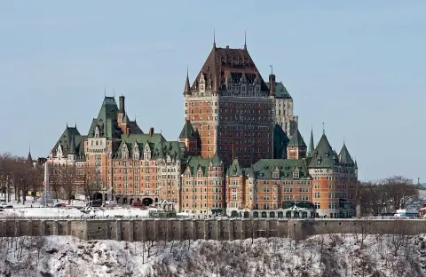 Vista fotográfica de quebec