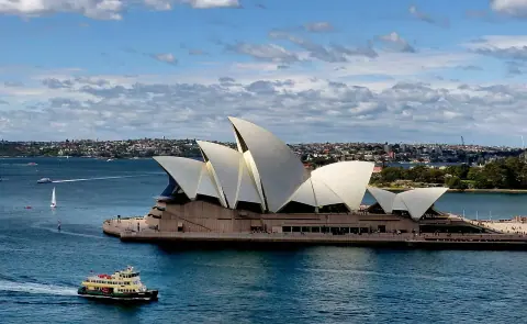 Vista fotográfica de sydney