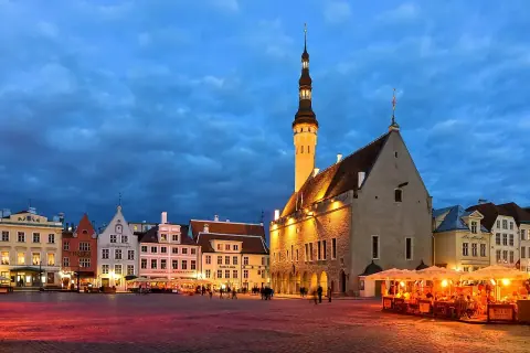 Vista fotográfica de Tallinn